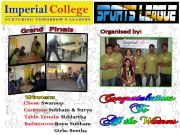 Sports League at Imperial College of Business Studies 